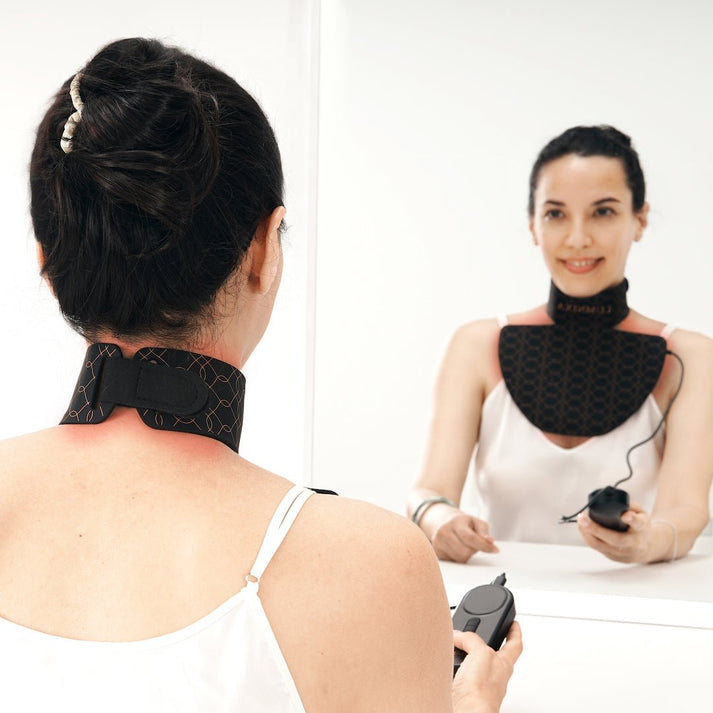 Lumnixa LED Light Therapy Neck Mask | Firm, Smooth & Repair Neck Skin